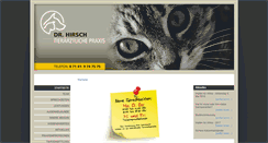 Desktop Screenshot of kleintierpraxis-freiberg.de